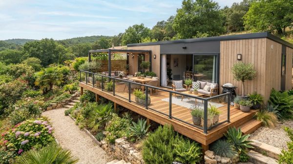 Guide complet sur le choix et l'entretien d'une terrasse bois pour mobil home