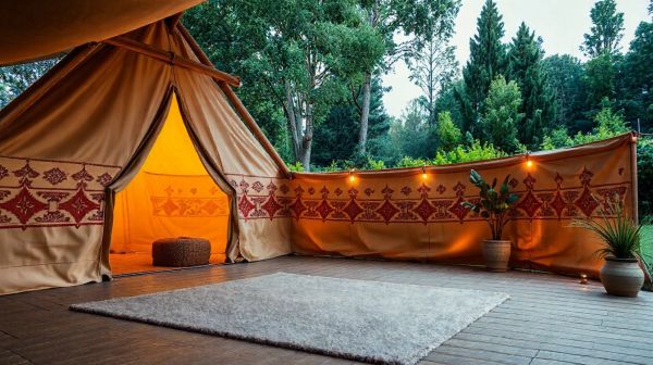 Les meilleurs tapis pour tipi alliant esthétique et confort