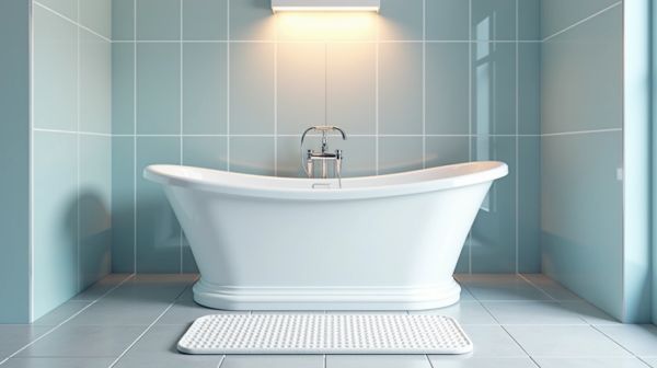 Sécurisez votre salle de bain avec un tapis de douche antiderapant
