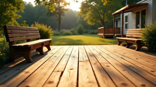 Terrasse bois pour mobil home : pose, prix et entretien