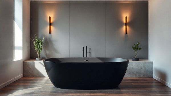 Top 5 mitigeurs de baignoire noirs pour un style moderne et durable